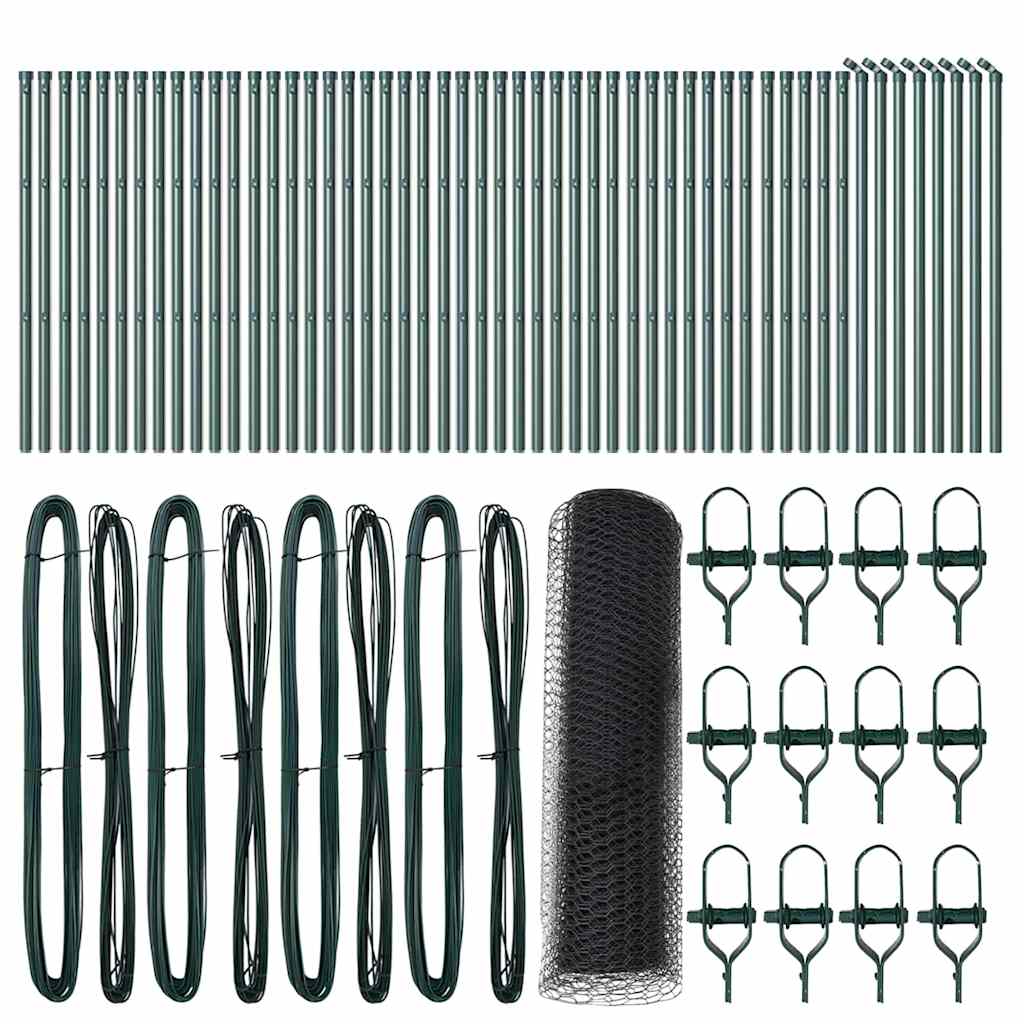 Recinzione con pali. Grigio 0.8 x 100 m 3352882