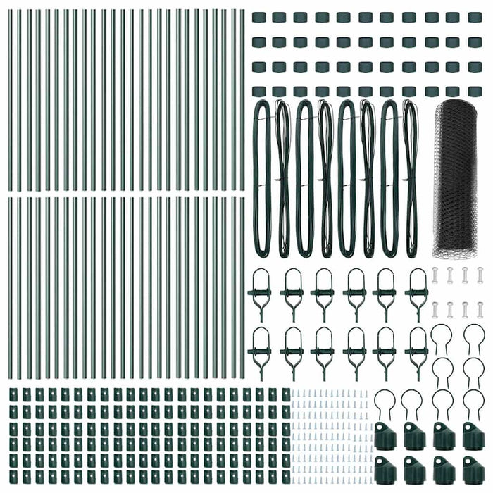 Recinzione con pali. Grigio 0.8 x 100 m 3352882