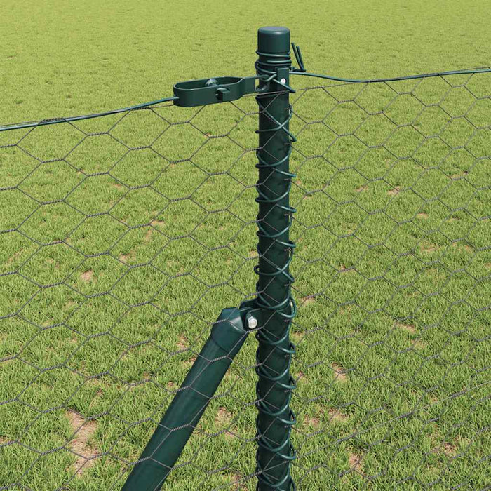 Recinzione con pali. Grigio 1.2 x 100 m 3352891