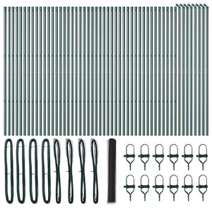 Recinzione con pali. Grigio 1.2 x 100 m 3352891