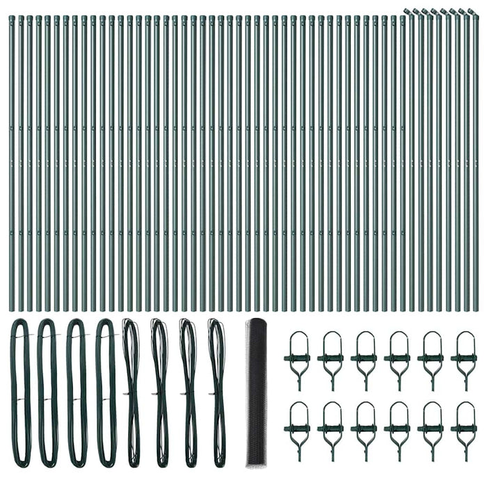 Recinzione con pali. Grigio 1.2 x 100 m 3352891