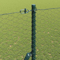 Recinzione con pali. Grigio 1.5 x 100 m 3352897