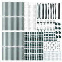 Recinzione con pali. Grigio 1.5 x 100 m 3352897