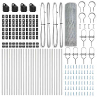 Recinzione con pali. Argento 0.8 x 50 m 3352987