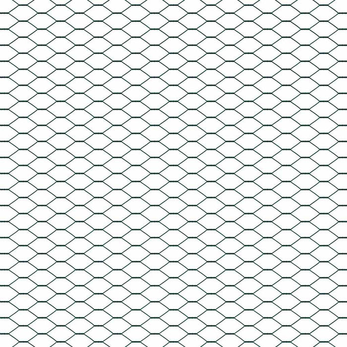 Recinzione con pali. Verde 0.5 x 10 m Acciaio rivestito in PVC 3353046