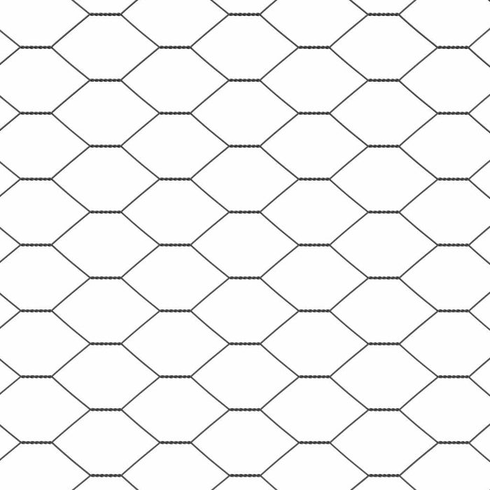 Recinzione con pali. Grigio 0.5 x 10 m Acciaio rivestito in PVC 3353189