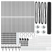 Recinzione Esagonale  Grigia 1,2x50 m Acciaio 3353277