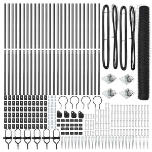 Recinzione Esagonale  Grigia 1,2x50 m Acciaio 3353277