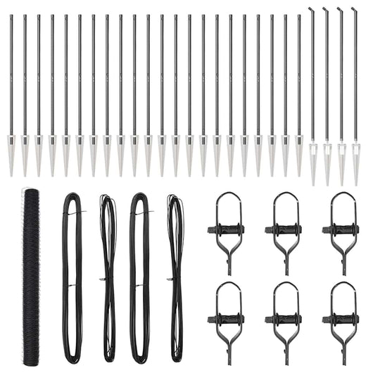 Recinto Esagonale  Grigio 1,5x50 m Acciaio 3353285