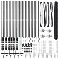 Recinto Esagonale  Grigio 1,5x50 m Acciaio 3353285