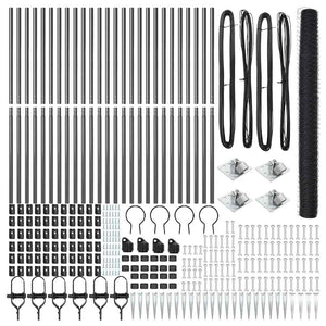 Recinto Esagonale  Grigio 1,5x50 m Acciaio 3353285