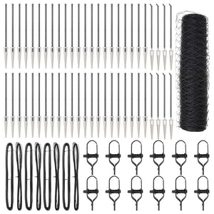 Recinzione con pali. Grigio 0.8 x 100 m 3353306