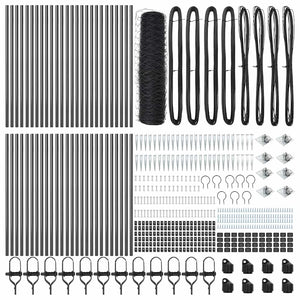 Recinzione con pali. Grigio 0.8 x 100 m 3353306