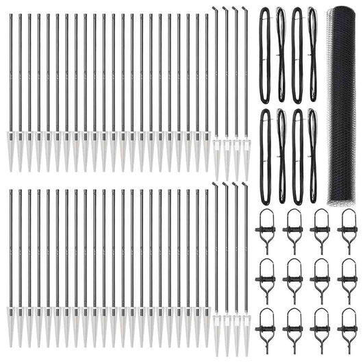 Recinzione con pali. Grigio 1.2 x 100 m 3353312