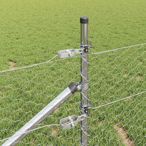 Recinzione con pali. Argento 0.4 x 25 m 3353362