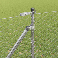 Recinzione con pali. Argento 1.2 x 50 m 3353418