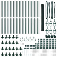 Recinzione con pali. Verde 1.4 x 50 m Acciaio rivestito in PVC 3353560