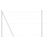 Recinzione con pali. Argento 1.6 x 25 m 3353817