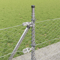 Recinzione con pali. Argento 0.5 x 100 m 3353860