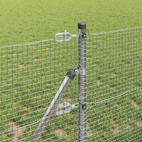 Recinzione con pali. Argento 0.5 x 10 m Acciaio 3351560