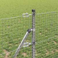 Recinzione con pali. Argento 0.8 x 25 m Acciaio 3351605