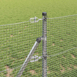 Recinzione con pali. Argento 0.8 x 100 m Acciaio 3351670