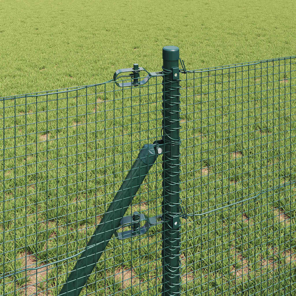 Recinzione con pali. Verde 0.4 x 10 m Acciaio 3351675