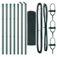 Recinzione con pali. Verde 0.4 x 10 m Acciaio 3351675