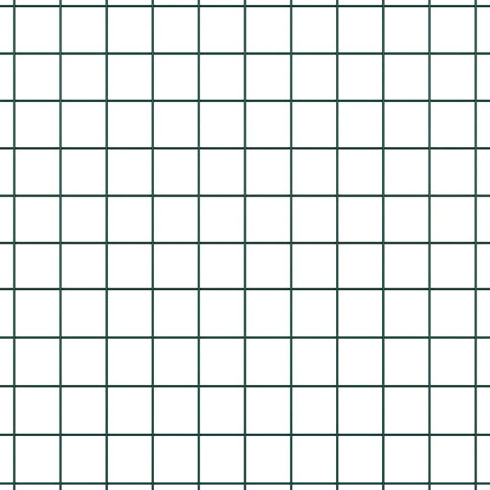 Recinzione con pali. Verde 0.5 x 10 m Acciaio 3351681