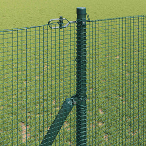 Recinzione con pali. Verde 1.4 x 10 m Acciaio 3351698