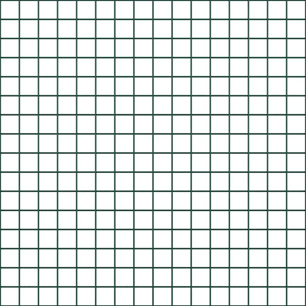 Recinzione con pali. Verde 1.5 x 50 m Acciaio 3351773