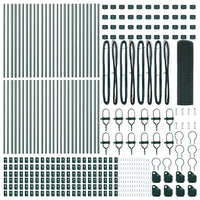 Recinzione con pali. Verde 0.5 x 100 m Acciaio 3351780