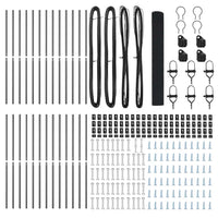 Recinzione con pali. Grigio 1.2 x 50 m Acciaio 3351885
