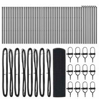 Recinzione con pali. Grigio 0.4 x 100 m Acciaio 3351892