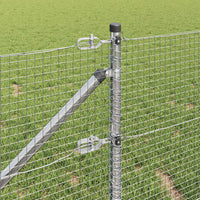 Recinzione con pali. Argento 0.8 x 50 m Acciaio 3351994