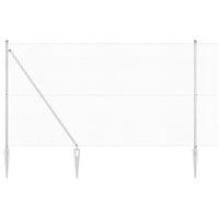 Recinzione con pali. Argento 1.5 x 50 m Acciaio 3352008