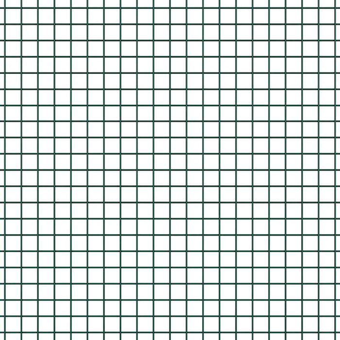 Recinzione con pali. Verde 0.5 x 25 m Acciaio 3352068