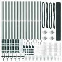 Recinzione con pali. Verde 1.2 x 50 m Acciaio 3352121