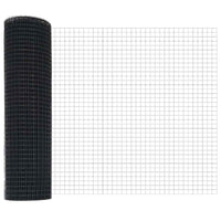 Recinzione con pali. Grigio 0.4 x 10 m Acciaio 3352148