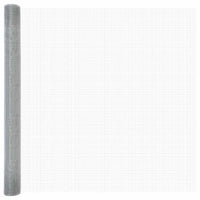 Recinzione con pali. Argento 1.5 x 25 m Acciaio 3352330