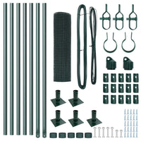 Recinzione con pali. Verde 0.6 x 10 m Acciaio 3352393