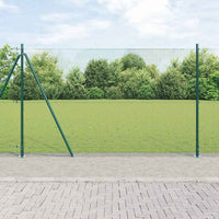 Recinzione con pali. Verde 1.4 x 10 m Acciaio 3352410