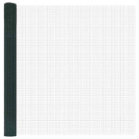 Recinzione con pali. Verde 1.4 x 25 m Acciaio 3352444