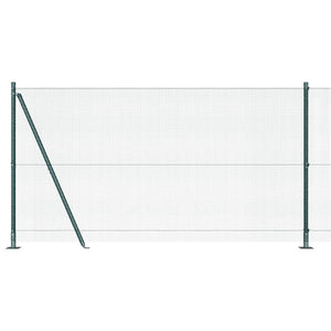 Recinzione con pali. Verde 1.2 x 50 m Acciaio 3352474