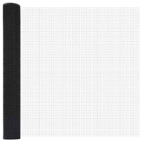 Recinzione con pali. Grigio 0.8 x 10 m Acciaio 3352516