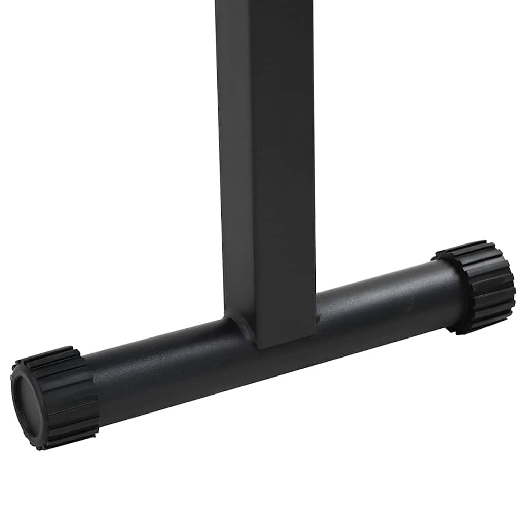 Panca Peso Pieghevole Nero 109 x 29 x 42 cm Acciaio 42007905