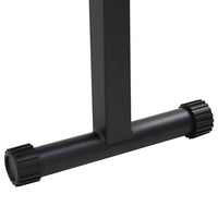 Panca Peso Pieghevole Nero 109 x 29 x 42 cm Acciaio 42007905