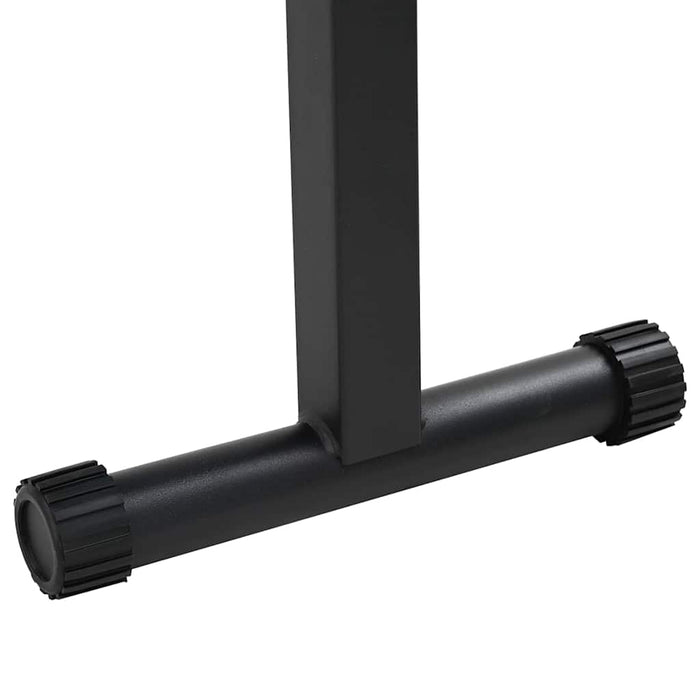 Panca Peso Pieghevole Nero 109 x 29 x 42 cm Acciaio 42007905