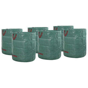 Sacchi per Rifiuti da Giardino 12 pcs Verde 45 x 45 x 76 cm 42008105