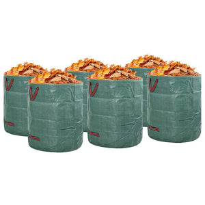Sacchi per Rifiuti da Giardino 12 pcs Verde 45 x 45 x 76 cm 42008105